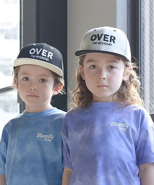 b・ROOM(ビールーム)の「バイカラーロゴキャップ(キャップ・キッズ・ブラック/ブラウン/オフホワイト・54cm)」の4枚目の写真