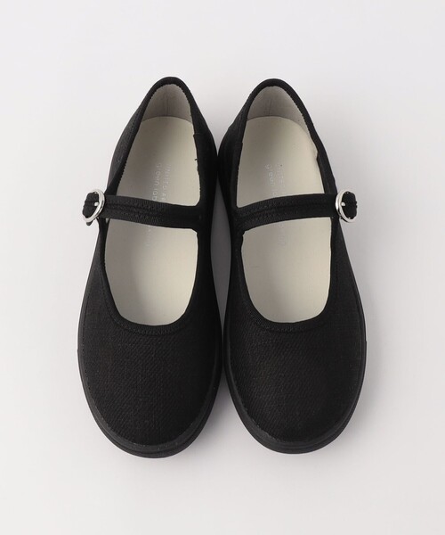 green label relaxing（グリーンレーベルリラクシング）の「TJ GLR ストラップ シューズ 17cm-21cm（バレエシューズ・キッズ・ナチュラル/ブラック・21cm/19cm/20cm/18cm/17cm）」の20枚目の写真