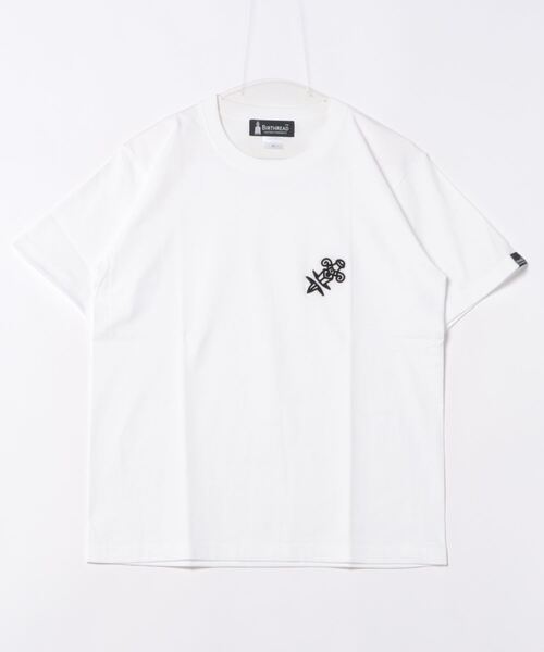 BIRTHREAD】タトゥー立体刺繍/半袖Tシャツ/6.2oz（Tシャツ