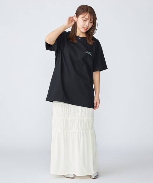 WEB限定】SHIPS: STYLISH STANDARD ロゴ 刺繍 Tシャツ（Tシャツ