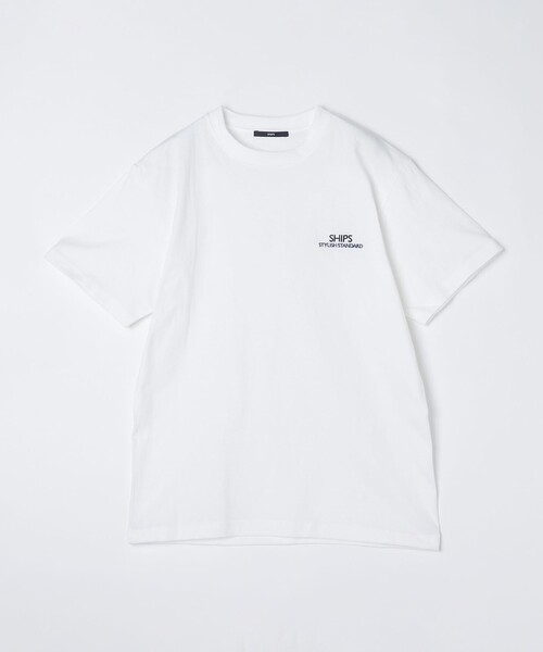 SHIPS（シップス）の「【WEB限定】SHIPS: STYLISH STANDARD ロゴ 刺繍 Tシャツ（Tシャツ/カットソー・メンズ・ダークグレー/コバルトブルー/ネイビー/ホワイト系/ブラック/ホワイト・X-LARGE/LARGE/MEDIUM/SMALL）」の19枚目の写真