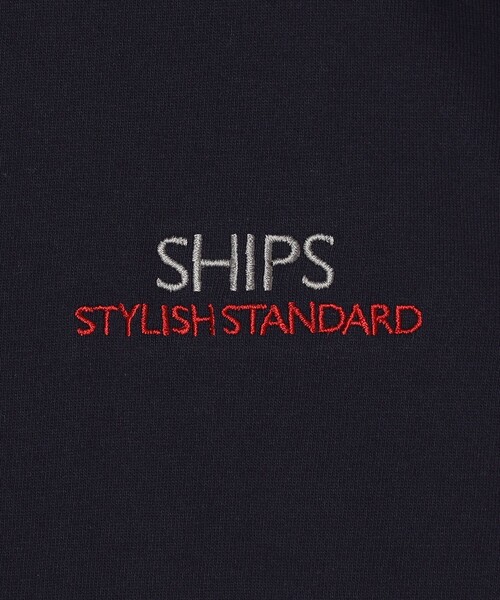 SHIPS(シップス)の「【WEB限定】SHIPS: STYLISH STANDARD ロゴ 刺繍 Tシャツ(Tシャツ/カットソー・メンズ・ダークグレー/コバルトブルー/ネイビー/ホワイト系/ブラック/ホワイト・X-LARGE/LARGE/MEDIUM/SMALL)」の7枚目の写真