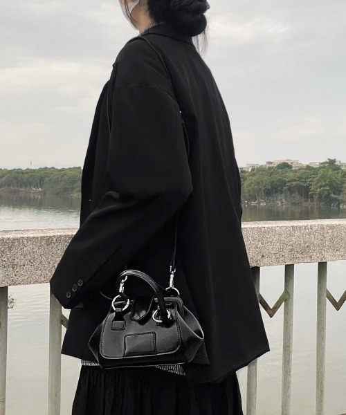 SEN TOKYO（セントーキョー）の「軽くて使いやすい2WAYアイテム。ミニボストンハンドバック（ハンドバッグ・レディース・ブラック・FREE）」の6枚目の写真