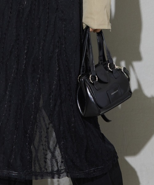 SEN TOKYO（セントーキョー）の「軽くて使いやすい2WAYアイテム。ミニボストンハンドバック（ハンドバッグ・レディース・ブラック・FREE）」の9枚目の写真
