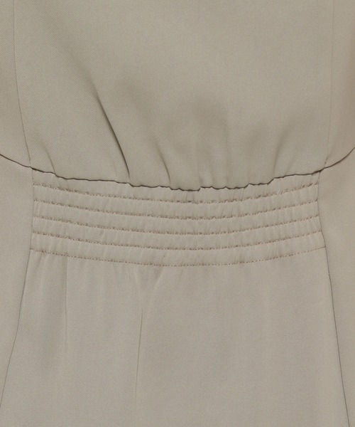 mysty woman（ミスティウーマン）の「チュールフリル×キャミワンピース　119545（ドレス・レディース・カーキ/ブラック・FREE）」の21枚目の写真