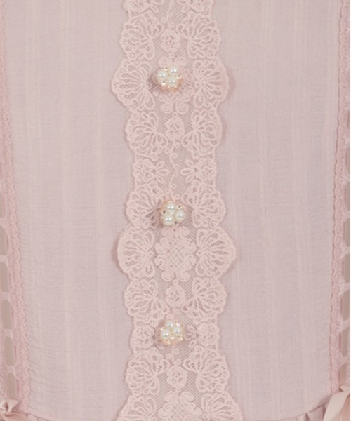 axes femme POETIQUE（アクシーズファムポエティック）の「ティアードドーリーワンピース（ワンピース・レディース・ミント/ピンク/クリーム・MEDIUM）」の10枚目の写真