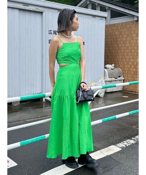 EVRIS(エヴリス)の「オープンウエストロングワンピース EVRIS(エヴリス)の「オープンウエストロングワンピース