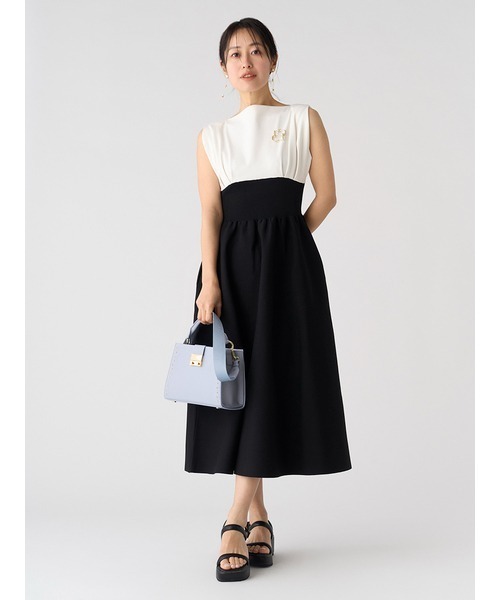 CELFORD（セルフォード）の「ウエストリブニットワンピース