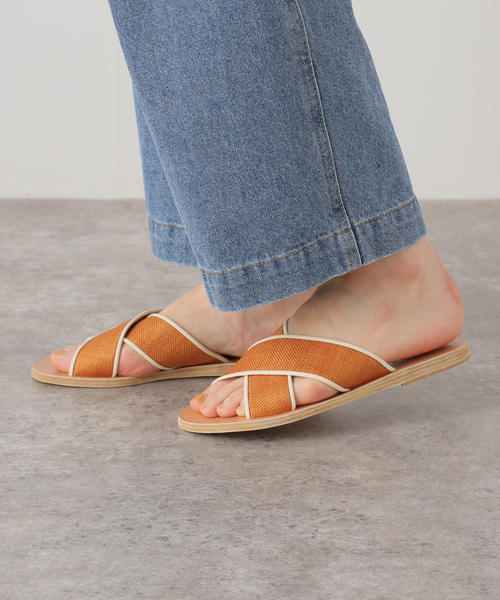 IENA LA BOUCLE（イエナラブークル）の「【ANCIENT GREEK SANDALS/エインシャント グリーク サンダル】 THAIS サンダル（サンダル・レディース・ベージュ・39/38/37/36）」の9枚目の写真