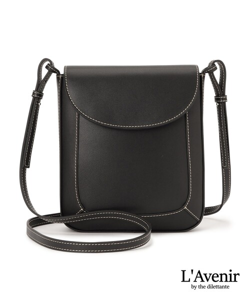 L'Avenir ラヴェニール ショルダーバッグ  茶 【古着】【中古】【送料無料】 L'Avenir（ラヴェニール） | バッグの古着・中古通販 | 【公式】RAGTAG