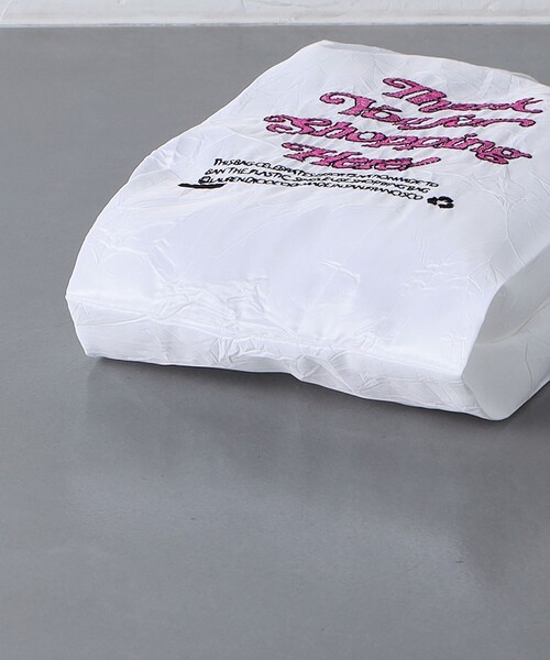 OPEN EDITIONS（オープンエディションズ）の「＜OPEN EDITIONS＞THANKYOU トートバッグ MINI（エコバッグ/サブバッグ・レディース・レッド/ホワイト・FREE）」の7枚目の写真