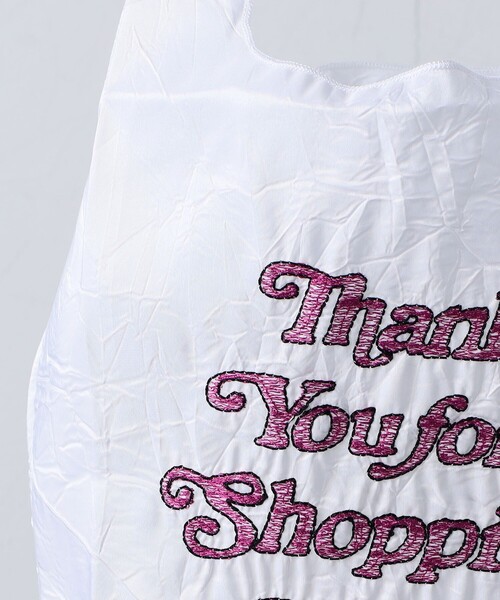 OPEN EDITIONS（オープンエディションズ）の「＜OPEN EDITIONS＞THANKYOU トートバッグ MINI（エコバッグ/サブバッグ・レディース・レッド/ホワイト・FREE）」の11枚目の写真