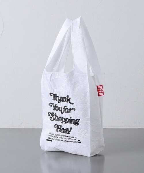 OPEN EDITIONS（オープンエディションズ）の「＜OPEN EDITIONS＞THANKYOU トートバッグ MINI（エコバッグ/サブバッグ・レディース・レッド/ホワイト・FREE）」の12枚目の写真