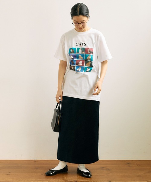 fig London（フィグロンドン）の「○the CAT Tshirt（Tシャツ
