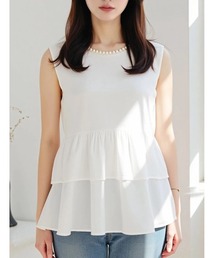 fifth | 衿パールギャザーフリルブラウス(シャツ/ブラウス)