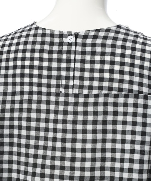 fifth(フィフス)の「衿パールギャザーフリルブラウス(シャツ/ブラウス・レディース・ブラック/ホワイト/ブラック×ホワイト・M)」の9枚目の写真