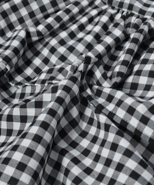 fifth(フィフス)の「衿パールギャザーフリルブラウス(シャツ/ブラウス・レディース・ブラック/ホワイト/ブラック×ホワイト・M)」の10枚目の写真