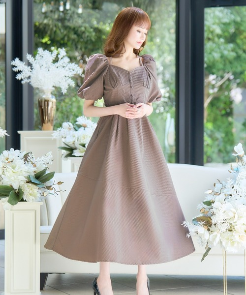 emiriawiz（エミリアウィズ）の「Corset floating jacquard one-piece