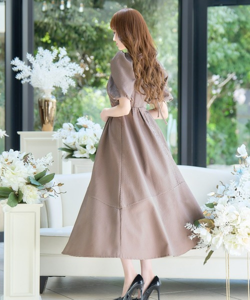 emiriawiz（エミリアウィズ）の「Corset floating jacquard one-piece