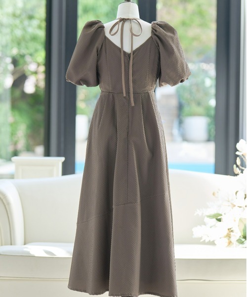 emiriawiz（エミリアウィズ）の「Corset floating jacquard one-piece