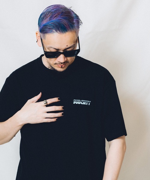 Subciety(サブサエティ)の「Skull rider TEE(Tシャツ/カットソー・メンズ・ブラック/ホワイト/サンドベージュ/ホワイト×グリーン/ブラック×ブルー・SMALL/MEDIUM/LARGE/X-LARGE/XX-LARGE)」の15枚目の写真