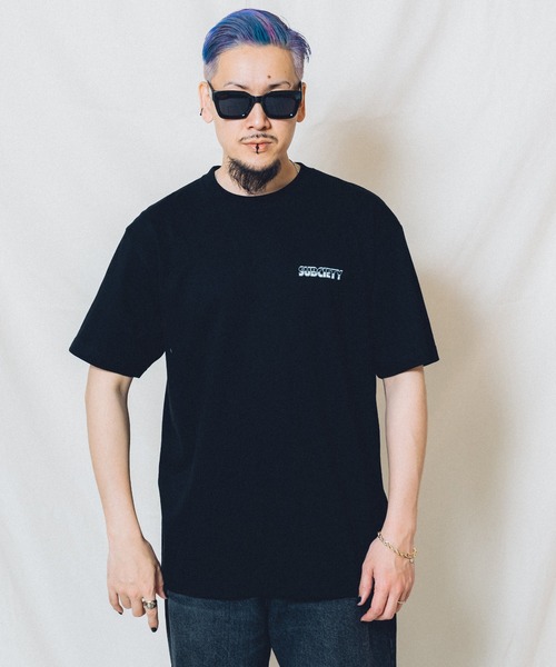 Subciety(サブサエティ)の「Skull rider TEE(Tシャツ/カットソー・メンズ・ブラック/ホワイト/サンドベージュ/ホワイト×グリーン/ブラック×ブルー・SMALL/MEDIUM/LARGE/X-LARGE/XX-LARGE)」の13枚目の写真