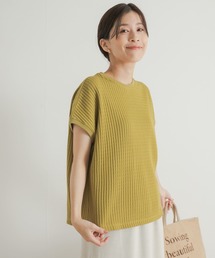 URBAN RESEARCH DOORS（アーバンリサーチドアーズ）の「針抜きサーマルフレンチスリーブ（Tシャツ/カットソー・レディース）」