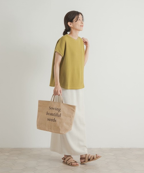 セール】針抜きサーマルフレンチスリーブ（Tシャツ/カットソー