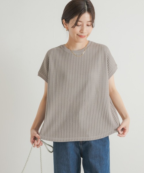 セール】針抜きサーマルフレンチスリーブ（Tシャツ/カットソー
