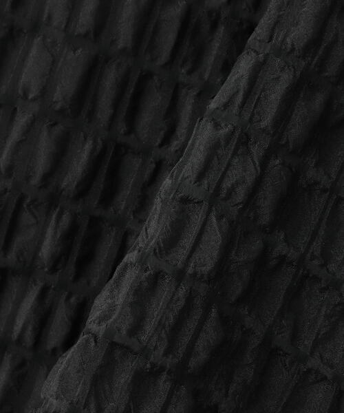 N.（N. Natural Beauty Basic）（エヌエヌナチュラルビューティーベーシック）の「◆シアーチェックロングスカート（スカート・レディース・ホワイト系その他/ブルー系その他/ブラック系その他・MEDIUM）」の10枚目の写真