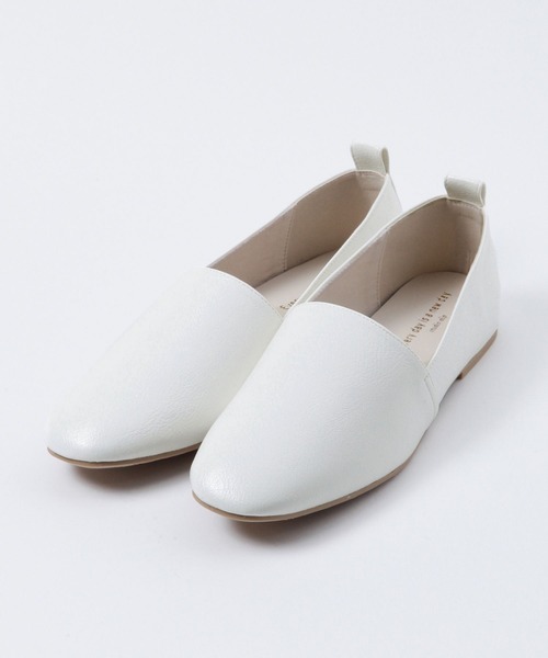 【新品未使用】treat urself パンプス(white) セール】【消臭/抗菌防臭/クッションインソール】カラー柔らか