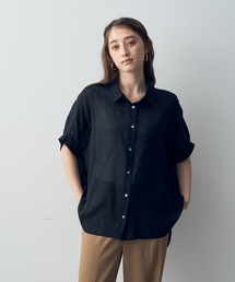 YECCA VECCA | ドライタッチシアーピンタックシャツ(シャツ/ブラウス)