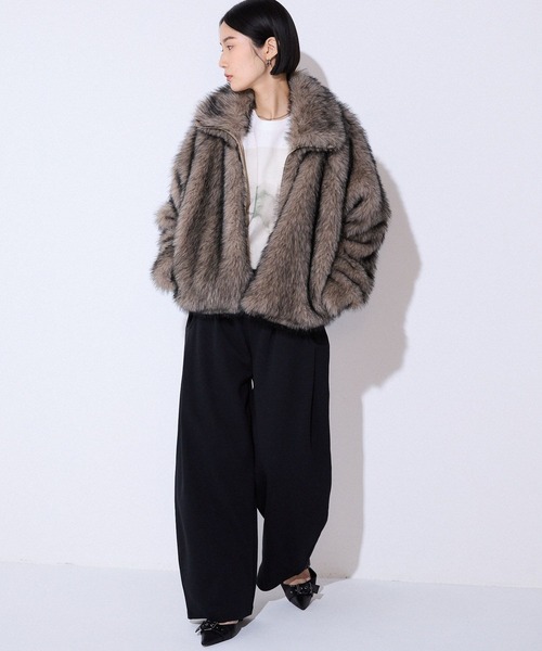 JEANASIS（ジーナシス）の「MIXカラーファーブルゾン/137489