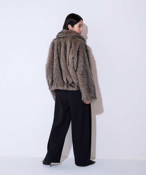 JEANASIS MIXカラーファーブルゾン JEANASIS｜MIXカラーファーブルゾン | Rakuten Fashion(楽天