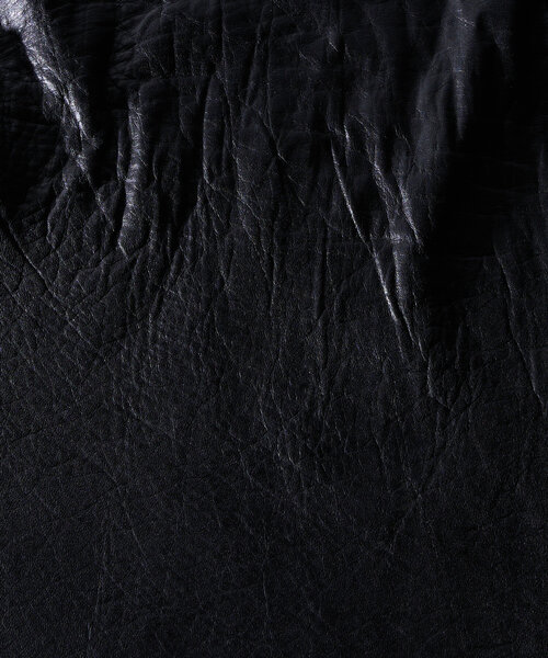 極美品 gemeil gem_by russet レザーワンハンドルバッグ 紺 ショルダーバッグ バッグ 《gem_by russet》レザーワンハンドル