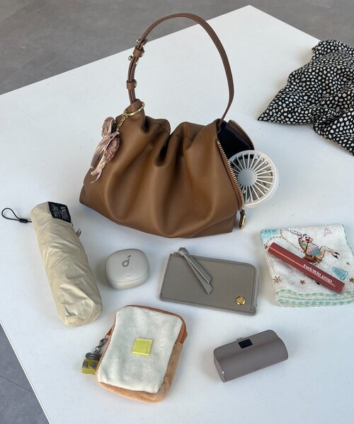 gemeil レザーワンハンドルバッグ　キャメル gemeil レザーワンハンドルバッグ キャメル gemeil｜【累計販売1