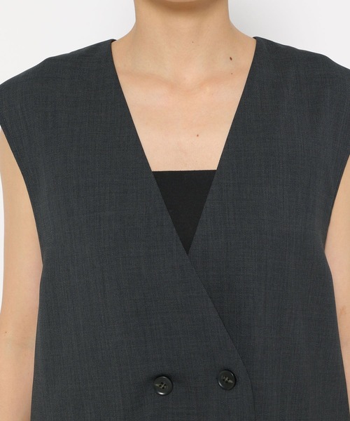 LOWRYS FARM（ローリーズファーム）の「バスケットベスト２　132284（ベスト・レディース・ブラウン/アイボリー/チャコールグレー・FREE）」の22枚目の写真