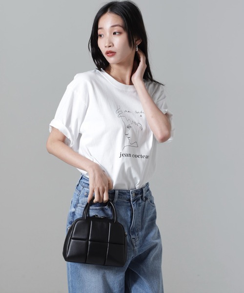 HEAR MY NAME(ヒアマイネーム)の「HEAR MY NAME/別注 Jean cocteau Tシャツ(Tシャツ/カットソー・レディース・ホワイト・FREE)」の2枚目の写真