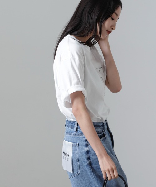 HEAR MY NAME(ヒアマイネーム)の「HEAR MY NAME/別注 Jean cocteau Tシャツ(Tシャツ/カットソー・レディース・ホワイト・FREE)」の3枚目の写真