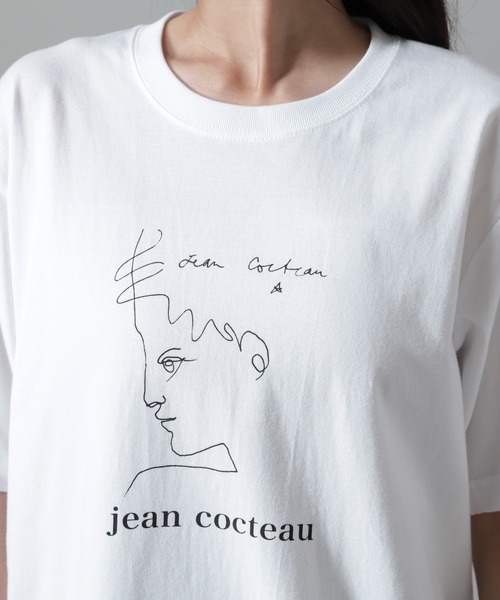HEAR MY NAME(ヒアマイネーム)の「HEAR MY NAME/別注 Jean cocteau Tシャツ(Tシャツ/カットソー・レディース・ホワイト・FREE)」の12枚目の写真