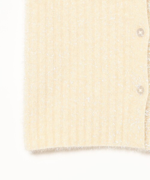 Ray BEAMS（レイビームス）の「ラメ リブ ビスチェ（キャミソール・レディース・シルバー/オフホワイト・ONE SIZE）」の20枚目の写真