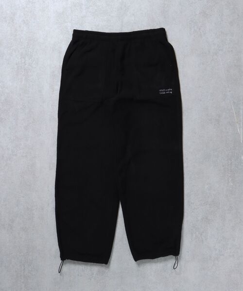 FFEIN（フェイン）の「【FFEIN(フェイン)】刺繍ロゴベイカーフリースワイドパンツ / 刺繍 ワイド ドローコード（その他パンツ・メンズ・ネイビー/ブラック/オフホワイト/グレー・LARGE/MEDIUM/SMALL）」の12枚目の写真