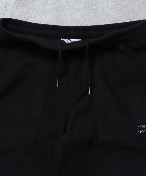 FFEIN（フェイン）の「【FFEIN(フェイン)】刺繍ロゴベイカーフリースワイドパンツ / 刺繍 ワイド ドローコード（その他パンツ・メンズ・ネイビー/ブラック/オフホワイト/グレー・LARGE/MEDIUM/SMALL）」の15枚目の写真