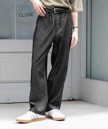 WEGO | WEGO/【24年秋冬新作】デニムイージーストレートパンツ(デニムパンツ)