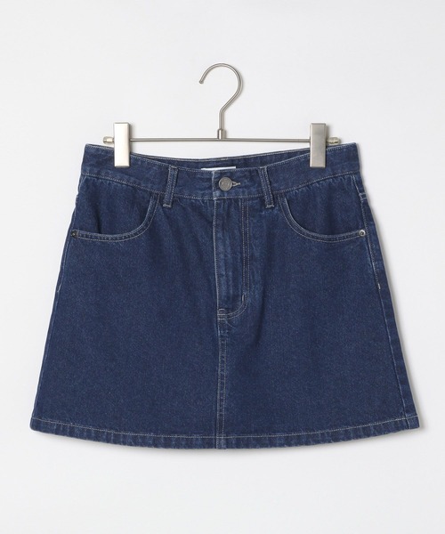 GLOBAL WORK（グローバルワーク）の「デニムミニスカート/AND YUA ANY/122485（デニムスカート・キッズ・ネイビー/ブラック・150cm/160cm）」の11枚目の写真