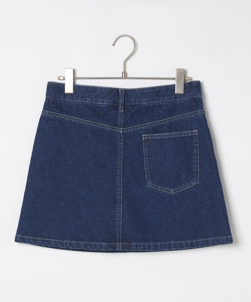 GLOBAL WORK（グローバルワーク）の「デニムミニスカート/AND YUA ANY/122485（デニムスカート・キッズ・ネイビー/ブラック・150cm/160cm）」の6枚目の写真