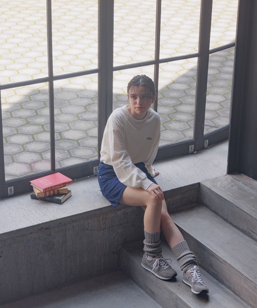 GLOBAL WORK（グローバルワーク）の「デニムミニスカート/AND YUA ANY/122485（デニムスカート・キッズ・ネイビー/ブラック・150cm/160cm）」の19枚目の写真