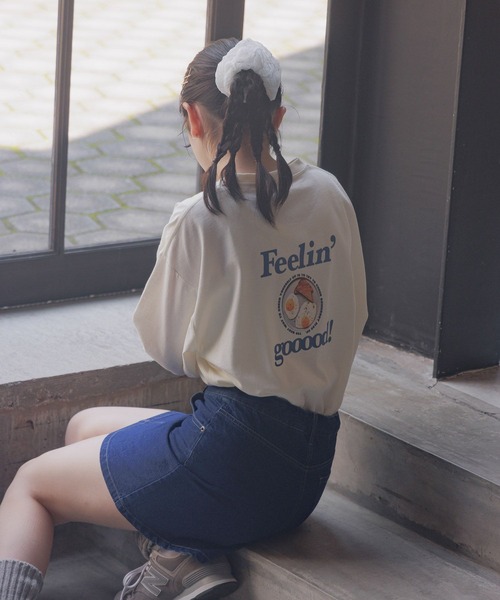 GLOBAL WORK（グローバルワーク）の「デニムミニスカート/AND YUA ANY/122485（デニムスカート・キッズ・ネイビー/ブラック・150cm/160cm）」の21枚目の写真