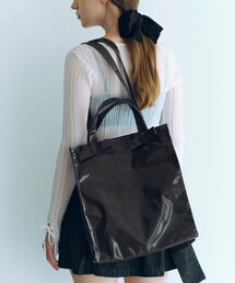 ブルガリ　ブランド　ブラック　トートバッグ　エナメル　メンズ　レディース トートバッグ（ブラック/黒色系・エナメル）ファッション通販