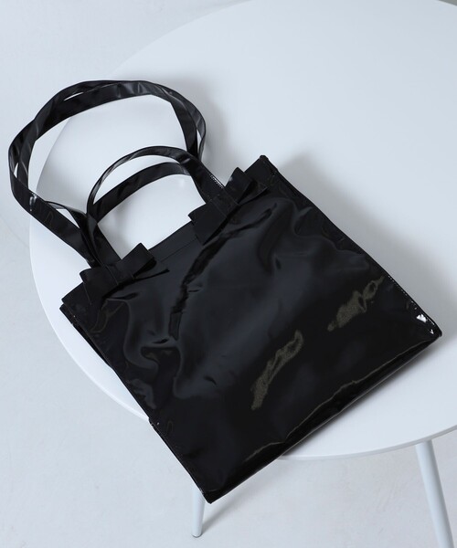 Firsthand（ファーストハンド）の「Firsthand/ファーストハンド ダブルリボントートバッグ（トートバッグ・レディース・ブラック・ONE SIZE）」の10枚目の写真